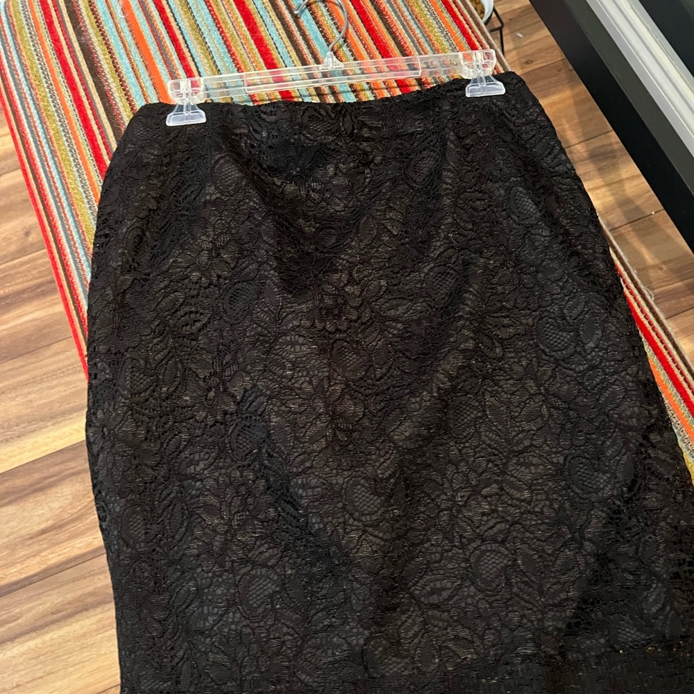 Black Lace Skirt
